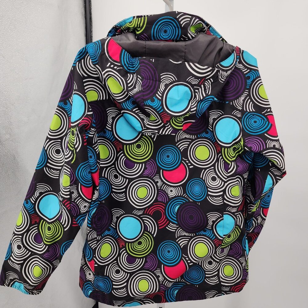 The North Face Girls XL 18 Jacket Multicolor Hooded Polyester Outdoor Coat - Picture 4 of 9